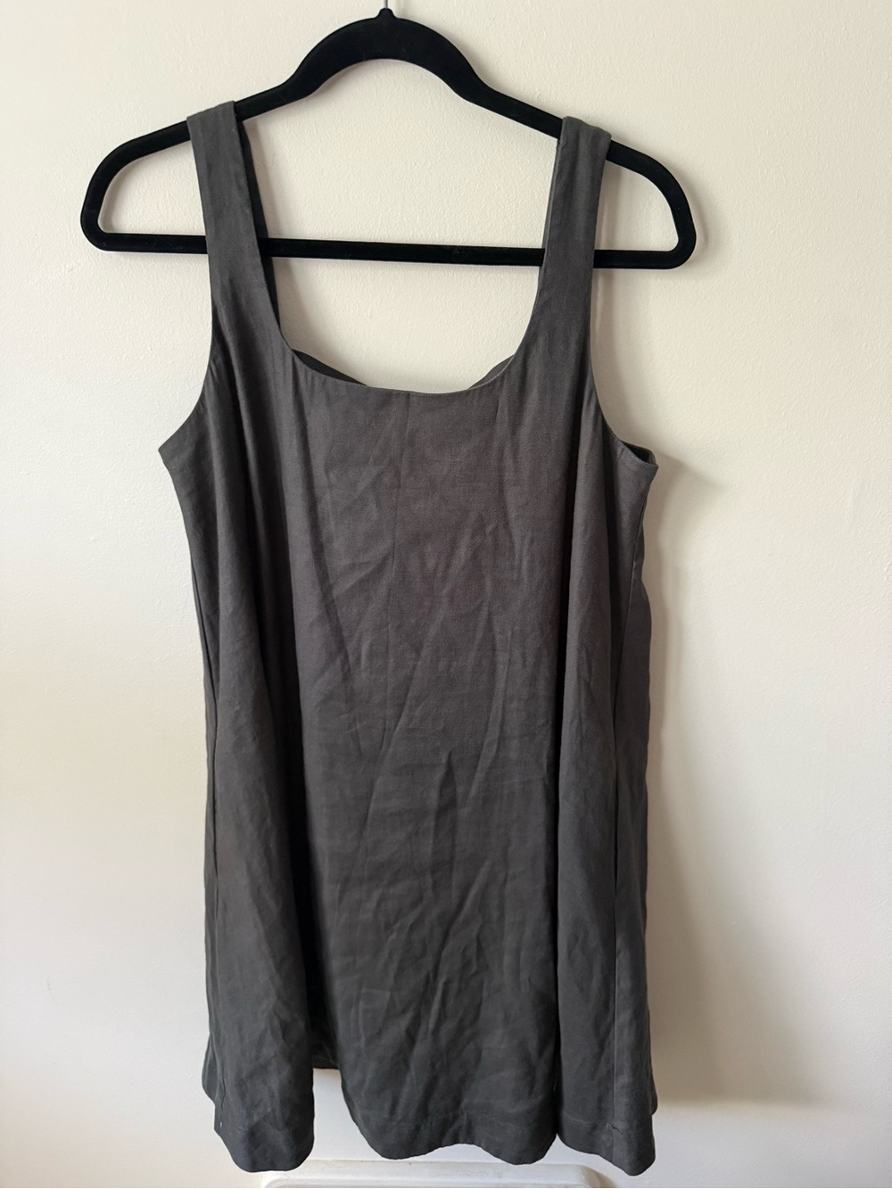 Maeve Charcoal Gray Sleeveless Mini Dress